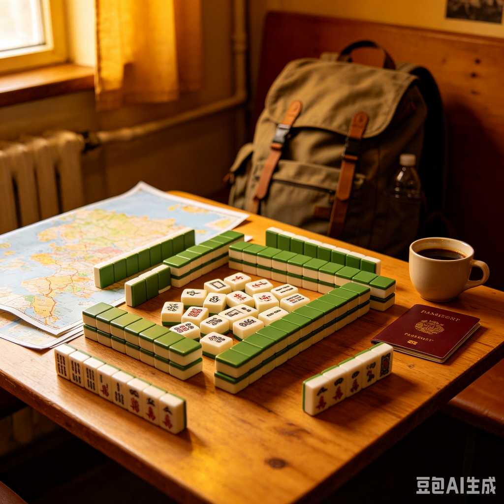 unique text mahjong tiles design
