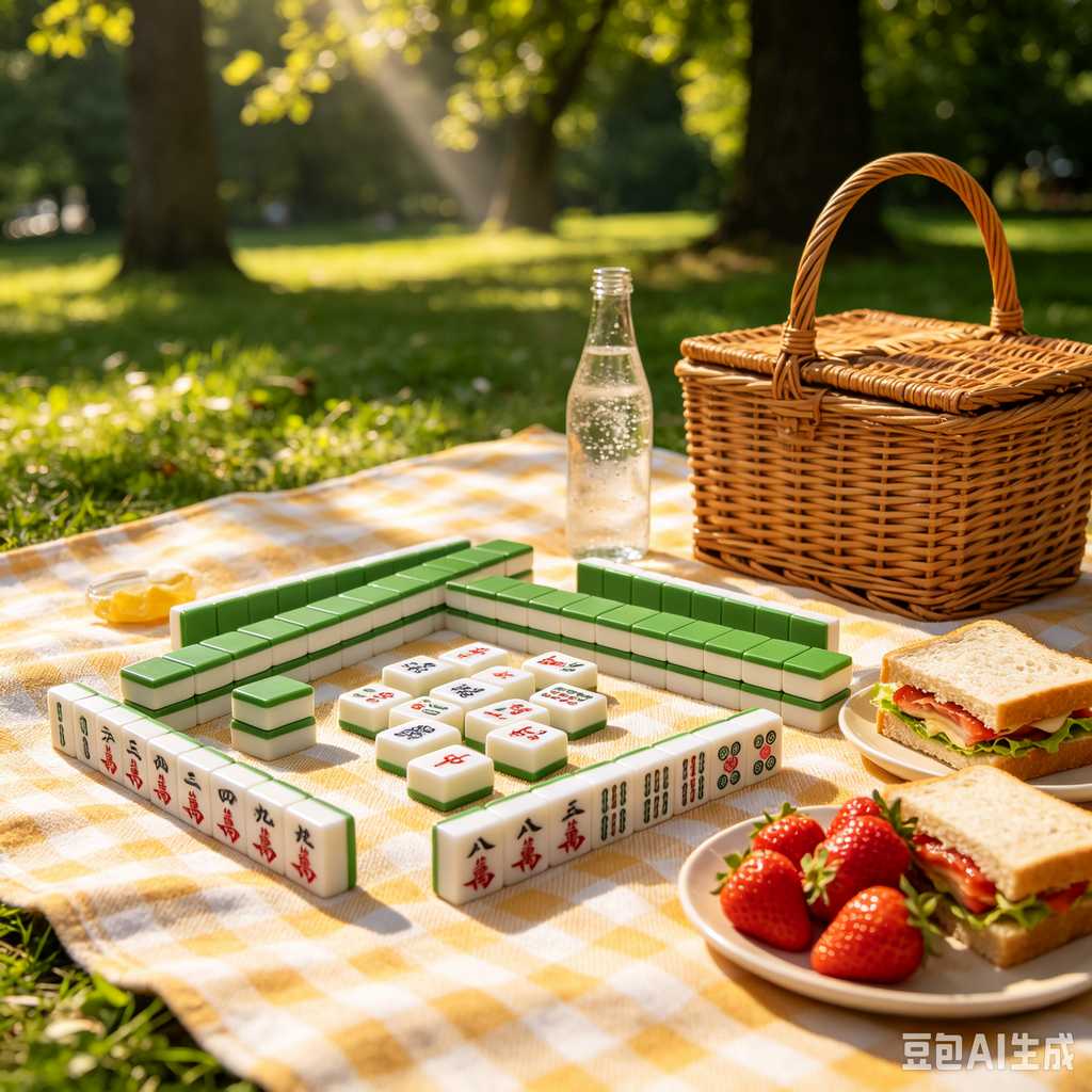 outdoor mahjong game set