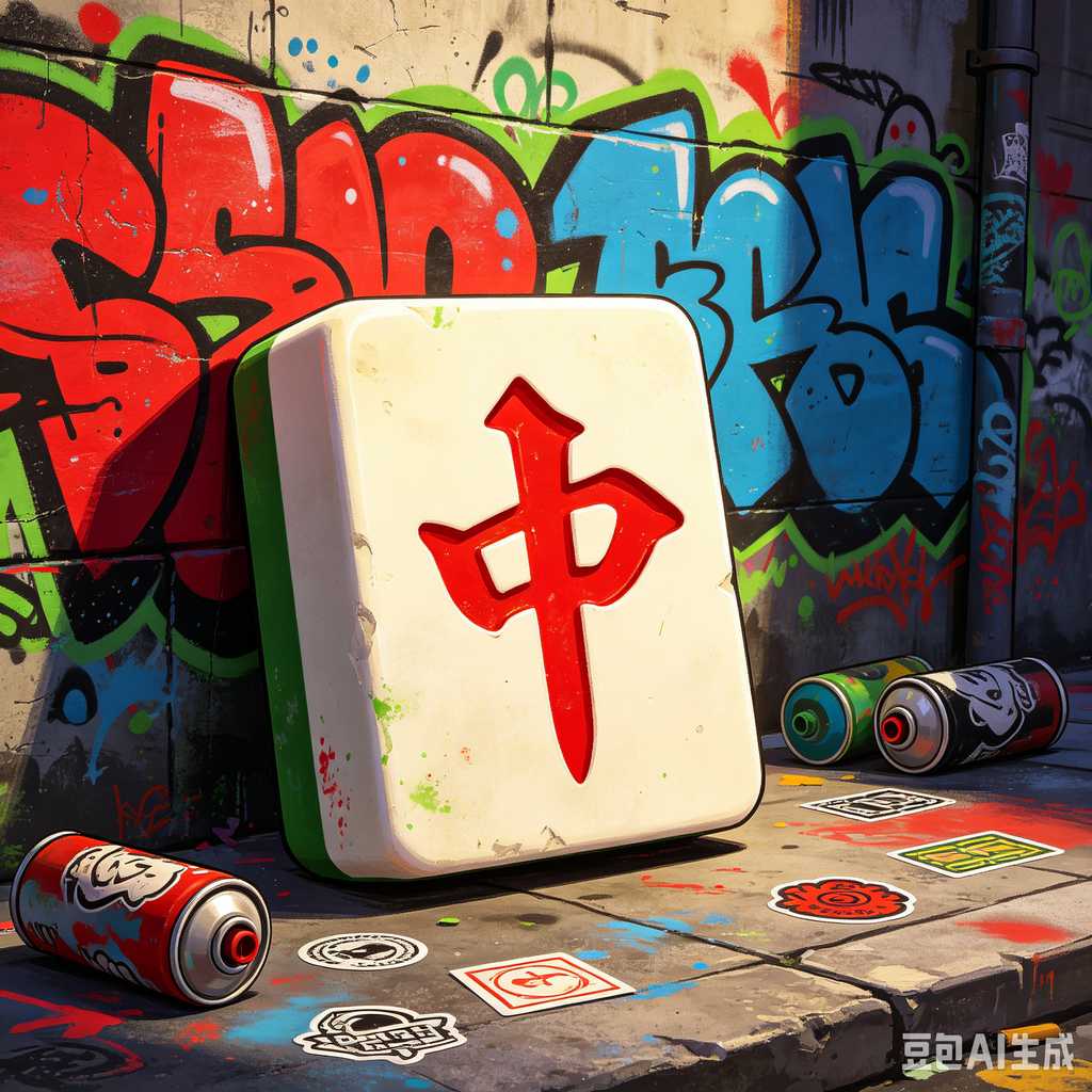 colorful mini mahjong tiles
