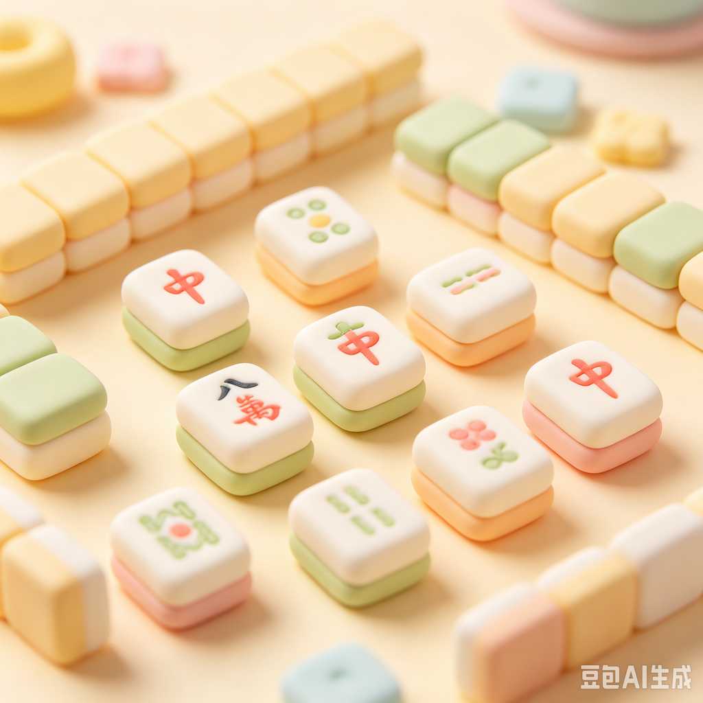 jelly transparent mahjong set