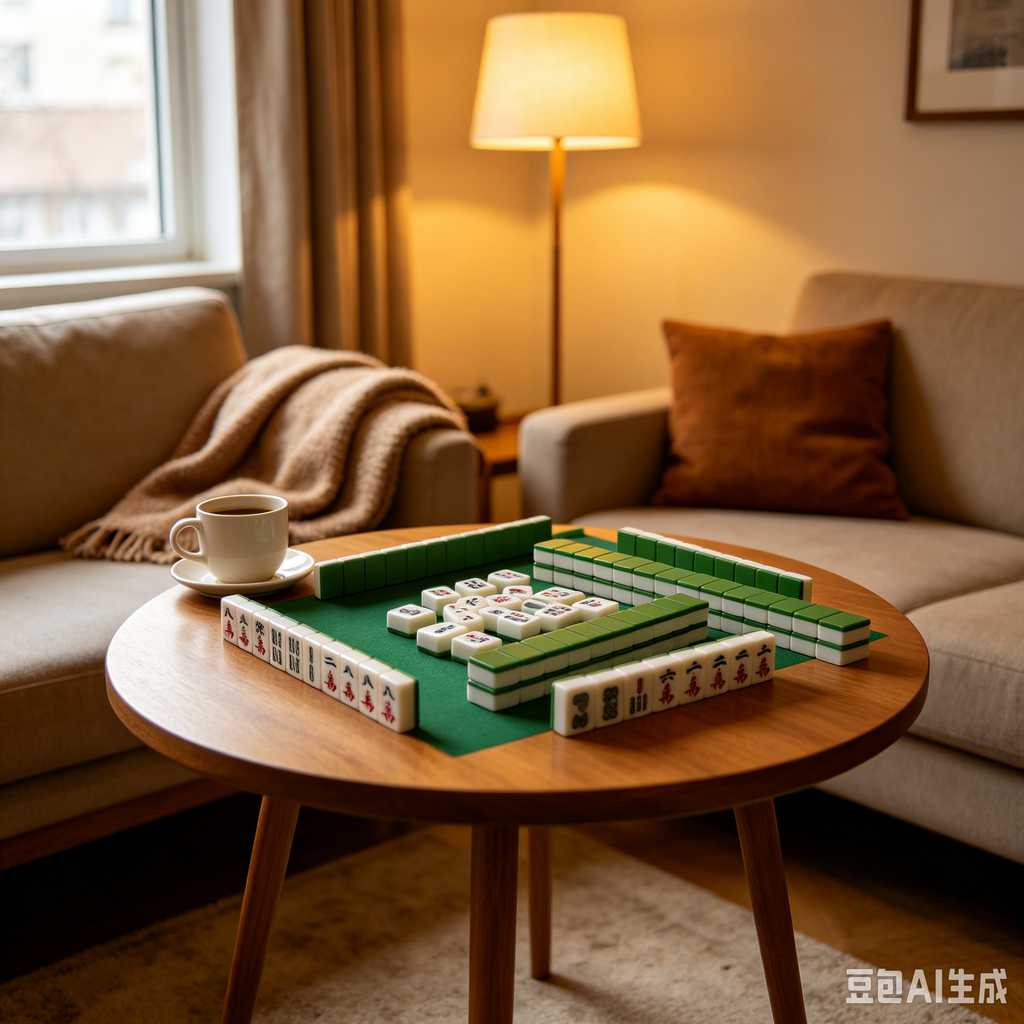 hotel room mahjong set